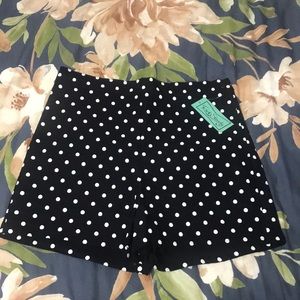 High-Waisted Retro Vintage inspired Polka Dot Shorts